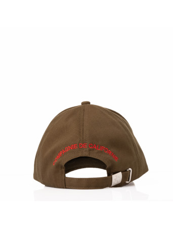 Casquette West Hollywood kaki / rouge enfant Compagnie de Californie - photo 3