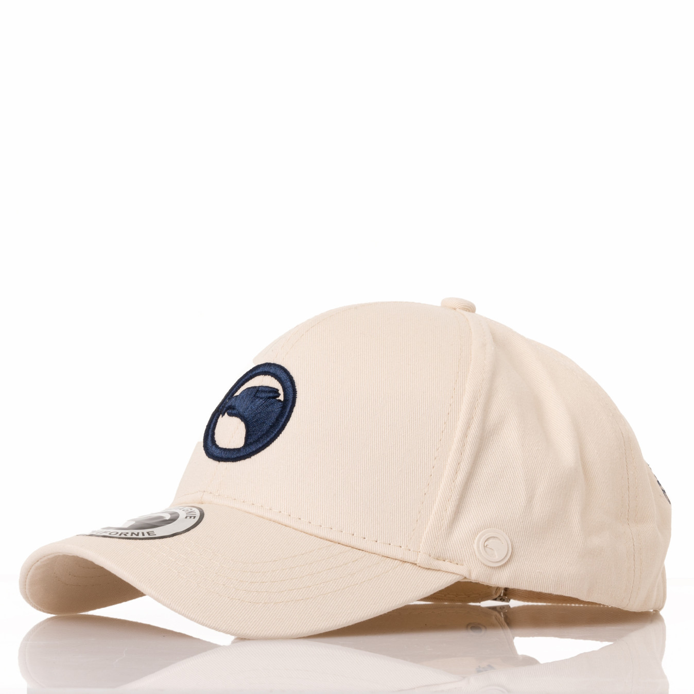 Casquette West Hollywood beige / marine Compagnie de Californie - photo 3