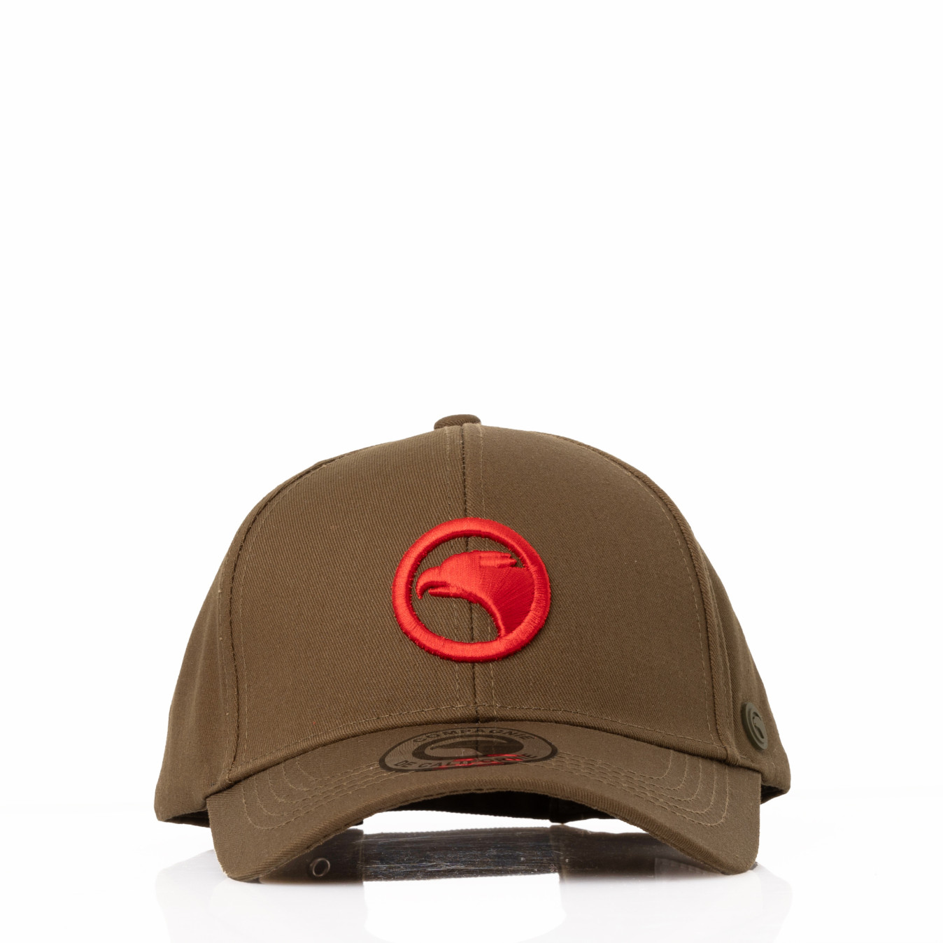 Casquette West Hollywood kaki / rouge Compagnie de Californie - photo 1