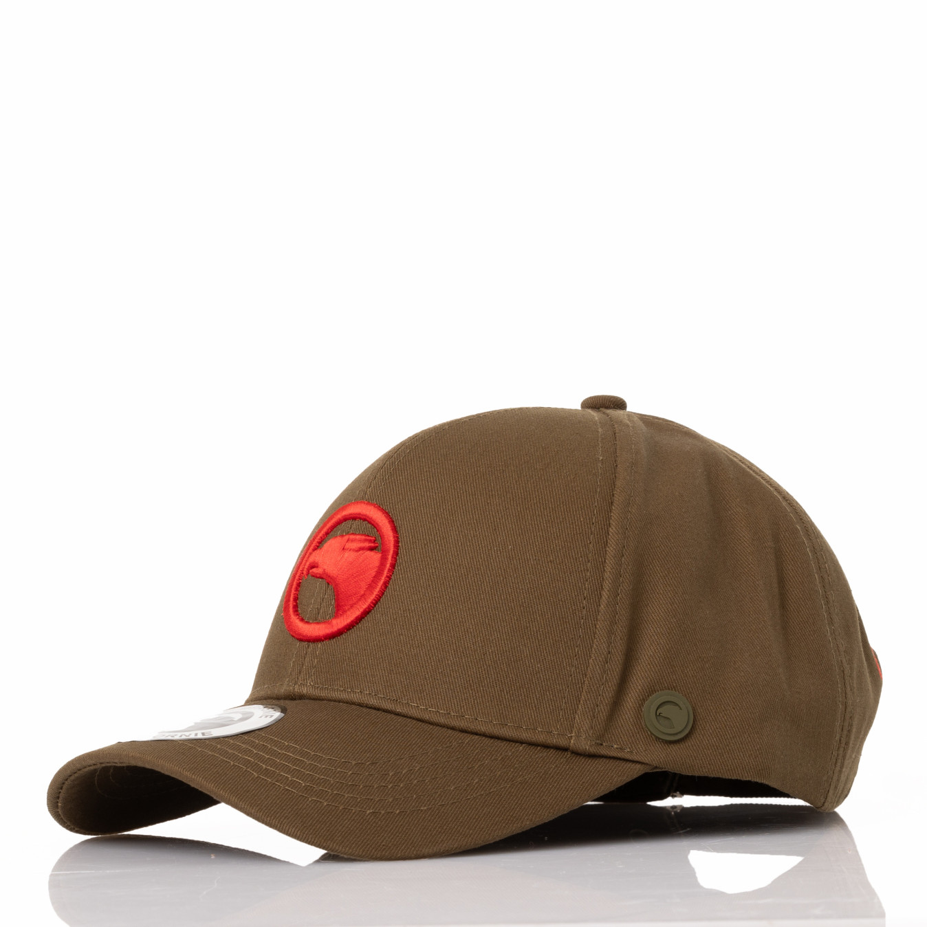 Casquette West Hollywood kaki / rouge Compagnie de Californie - photo 2