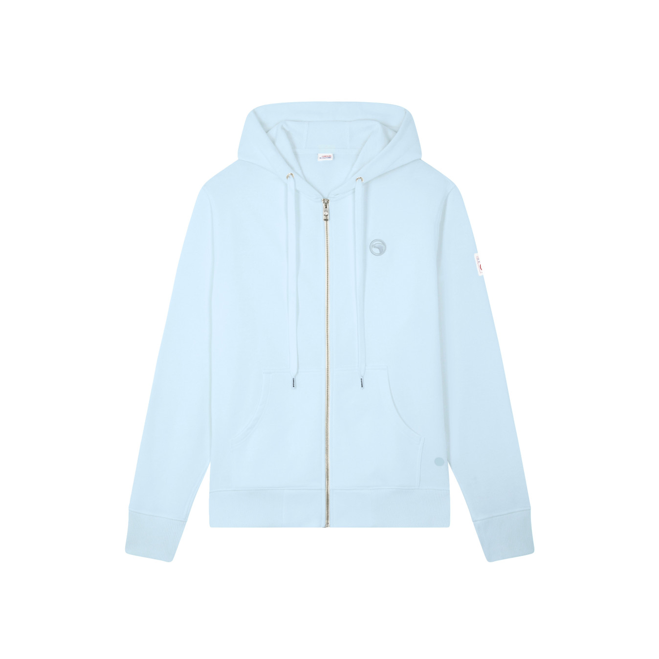 AW25 GILET A CAPUCHE SKY BLUE