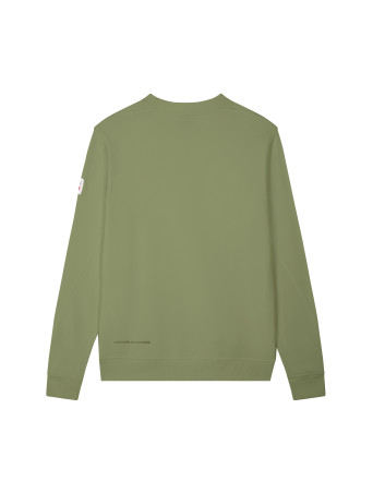AW25 SWEAT COL ROND KAKI