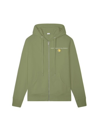 Gilet capuche Studio kaki Compagnie de Californie - photo 2