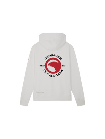 AW25 KIDS SWEAT ZIP WEST 1983 AVEC CAPUCHE GRIS