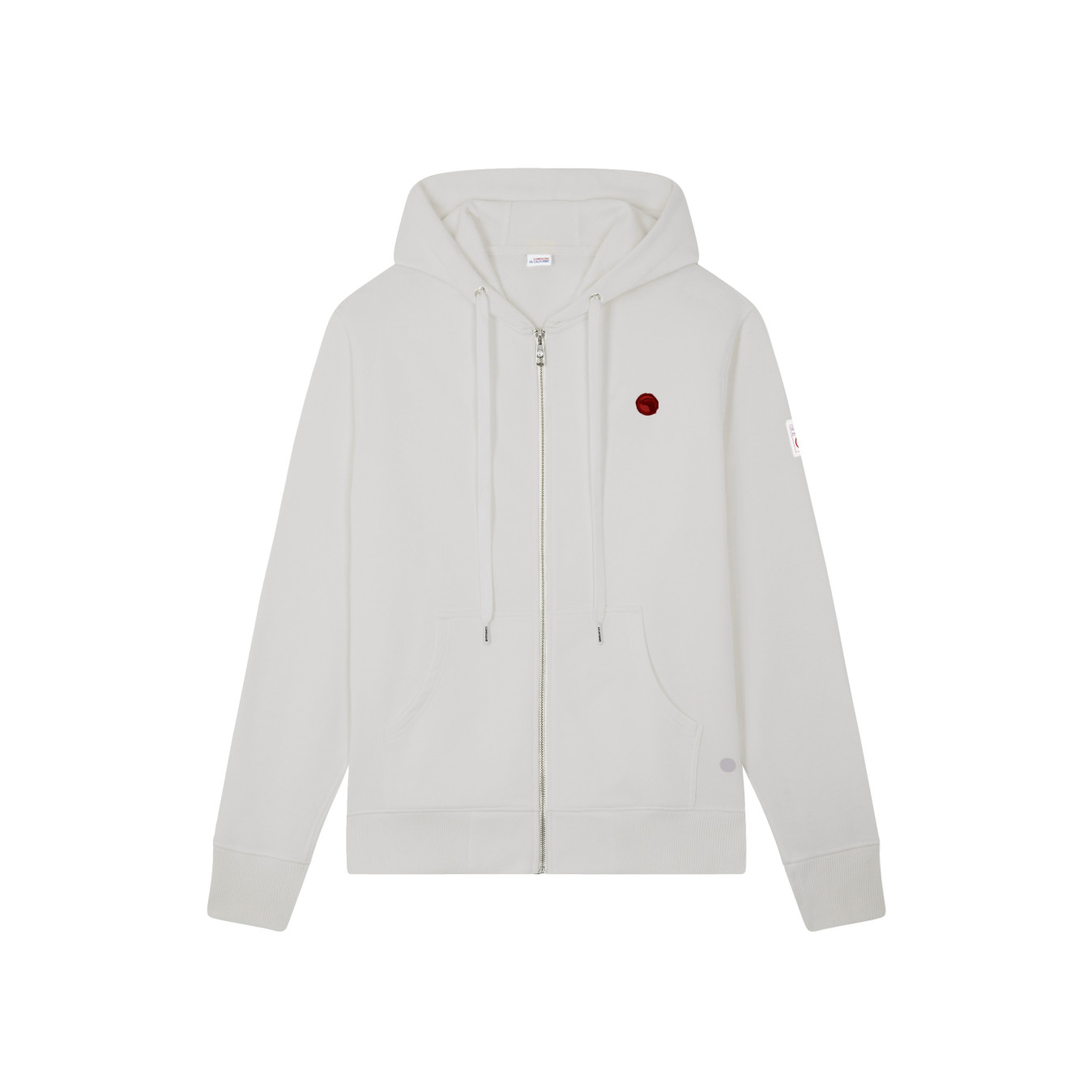 AW25 KIDS SWEAT ZIP WEST 1983 AVEC CAPUCHE GRIS