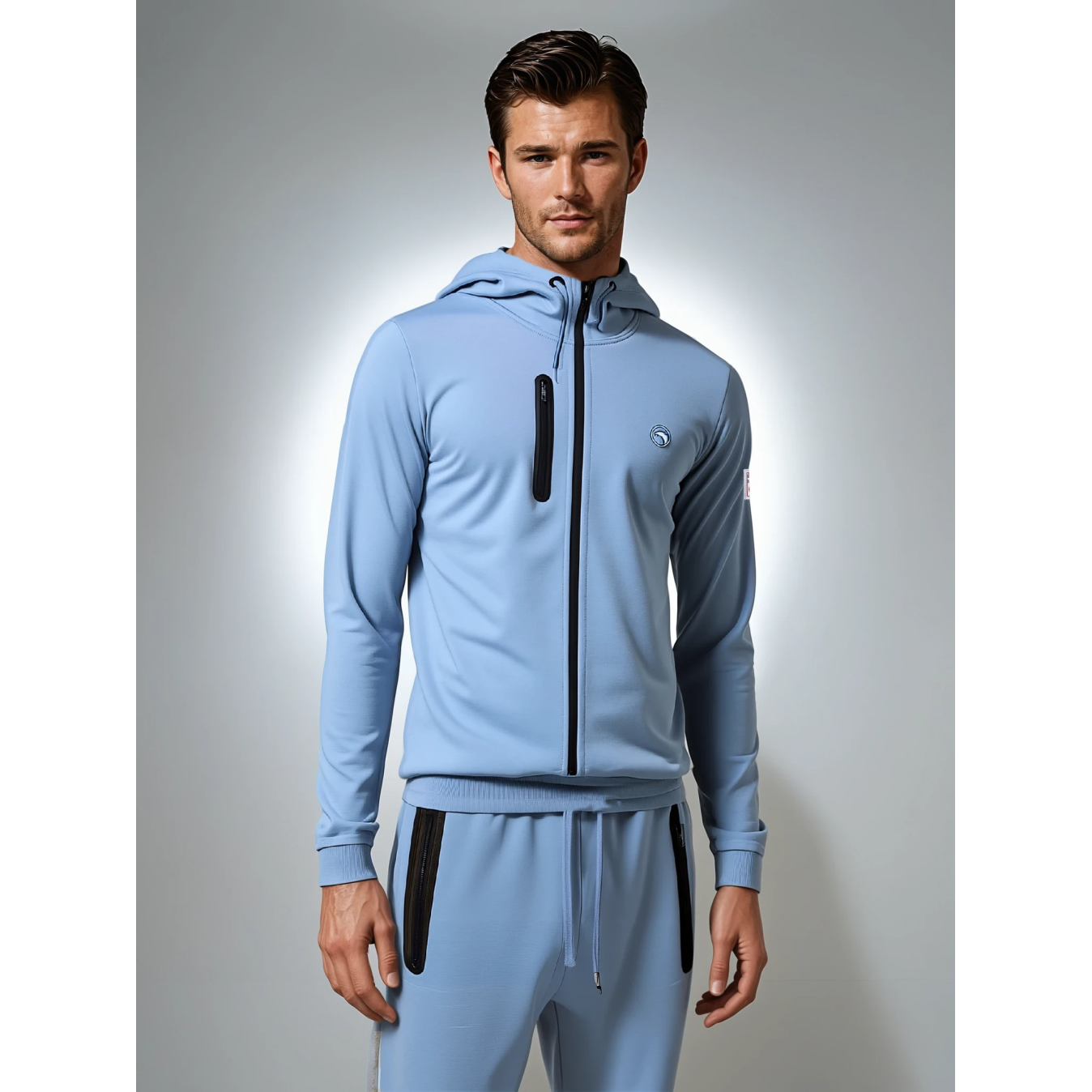 Gilet Tech bleu ciel Compagnie de Californie - photo 1