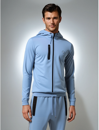 Gilet Tech bleu ciel Compagnie de Californie - photo 1