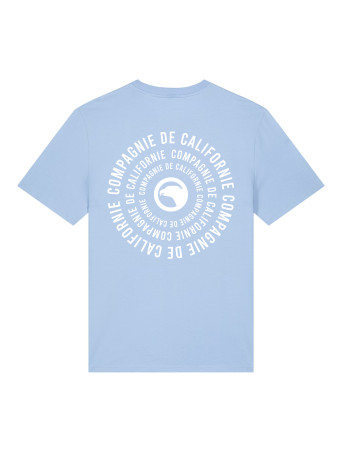 T-shirt Relief bleu ciel Compagnie de Californie - photo 2