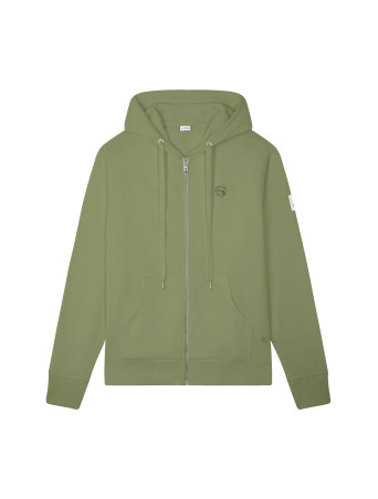 Sweat zippé à capuche kaki enfant Compagnie de Californie - photo 2