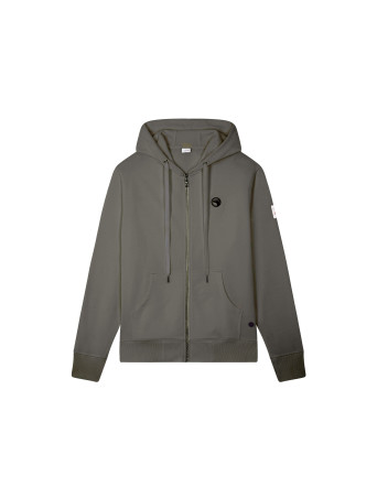 Sweat zippé à capuche anthracite enfant Compagnie de Californie - photo 1