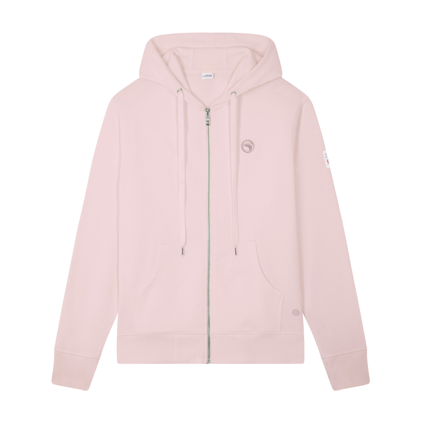 Sweat zippé à capuche rose Compagnie de Californie