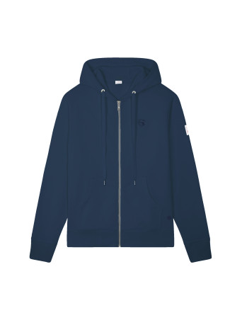 Sweat zippé à capuche marine Compagnie de Californie