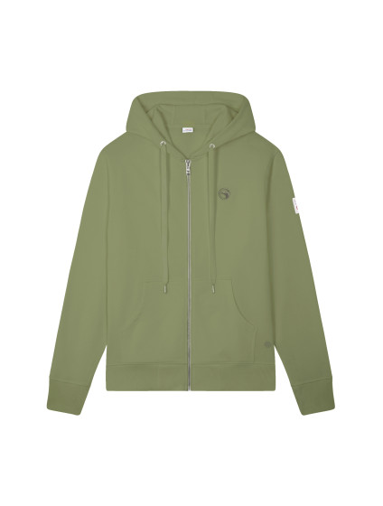 Sweat zippé à capuche kaki enfant Compagnie de Californie
