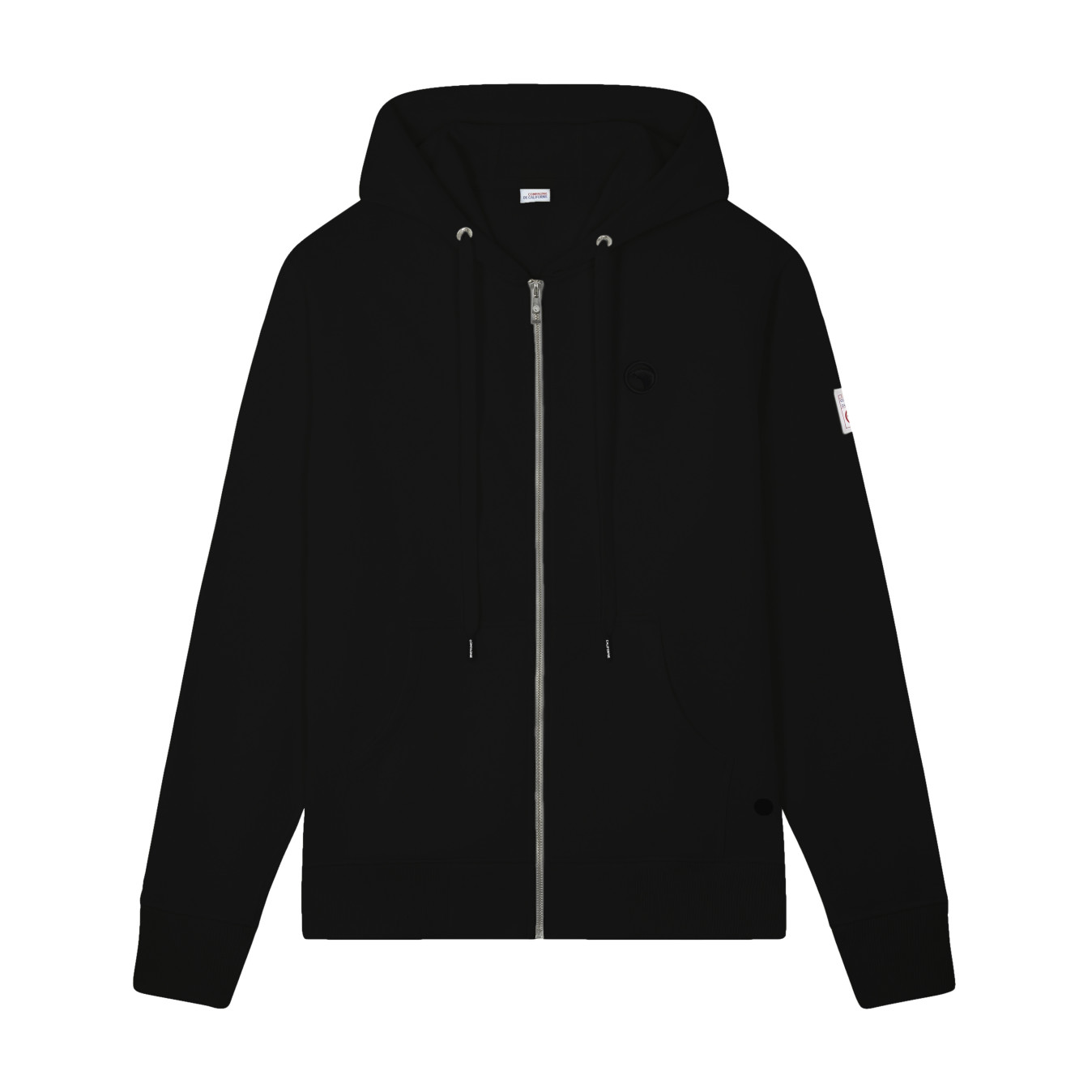 SS25 KIDS SWEAT ZIP CAPUCHE SWZIP NOIR