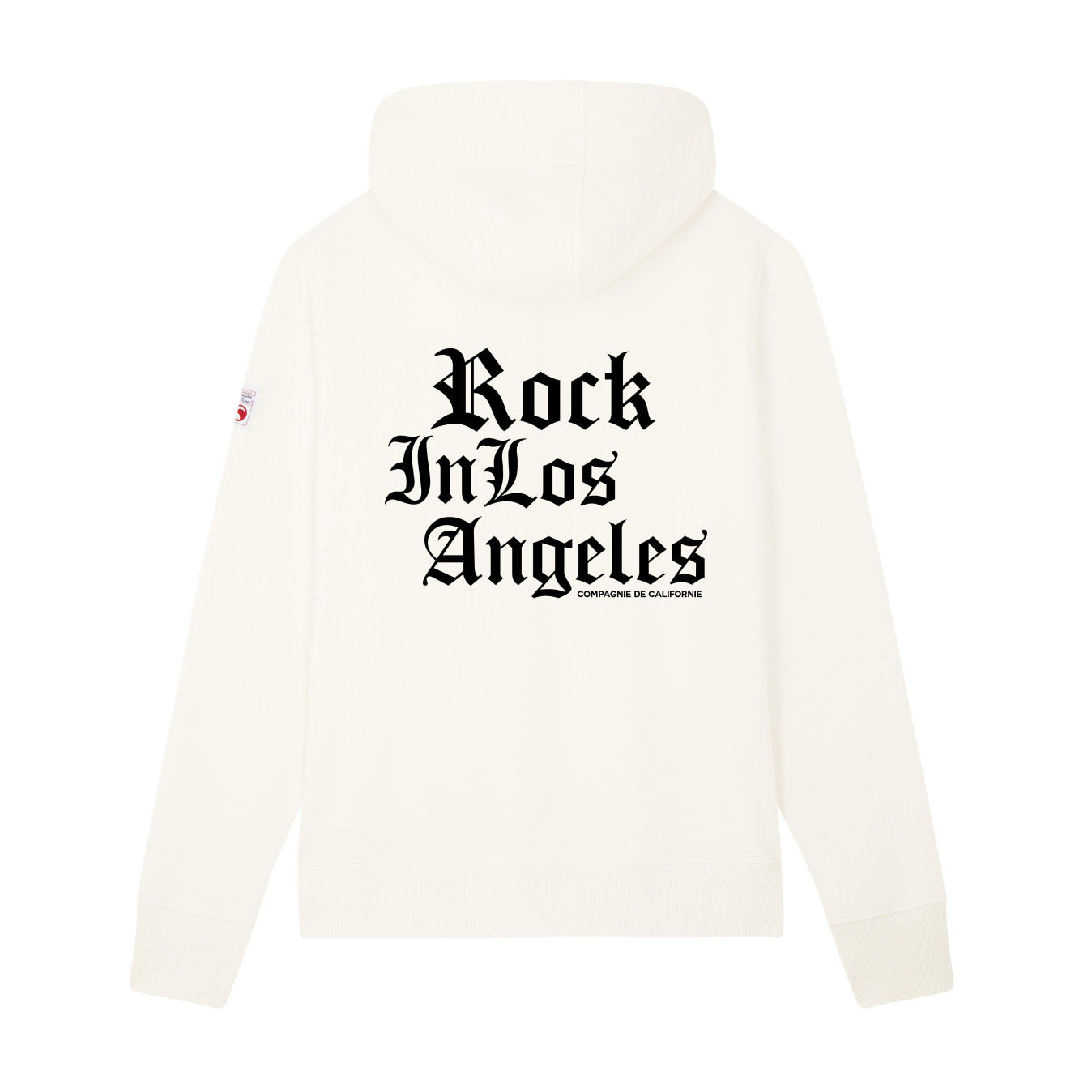 Sweat Ziprock blanc cassé Compagnie de Californie - photo 1