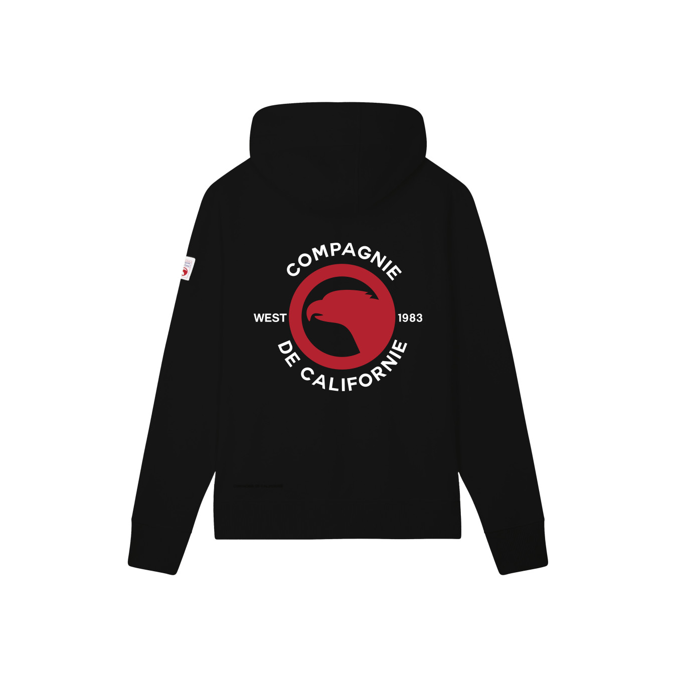 Sweat zippé West 1983 noir Compagnie de Californie - photo 1