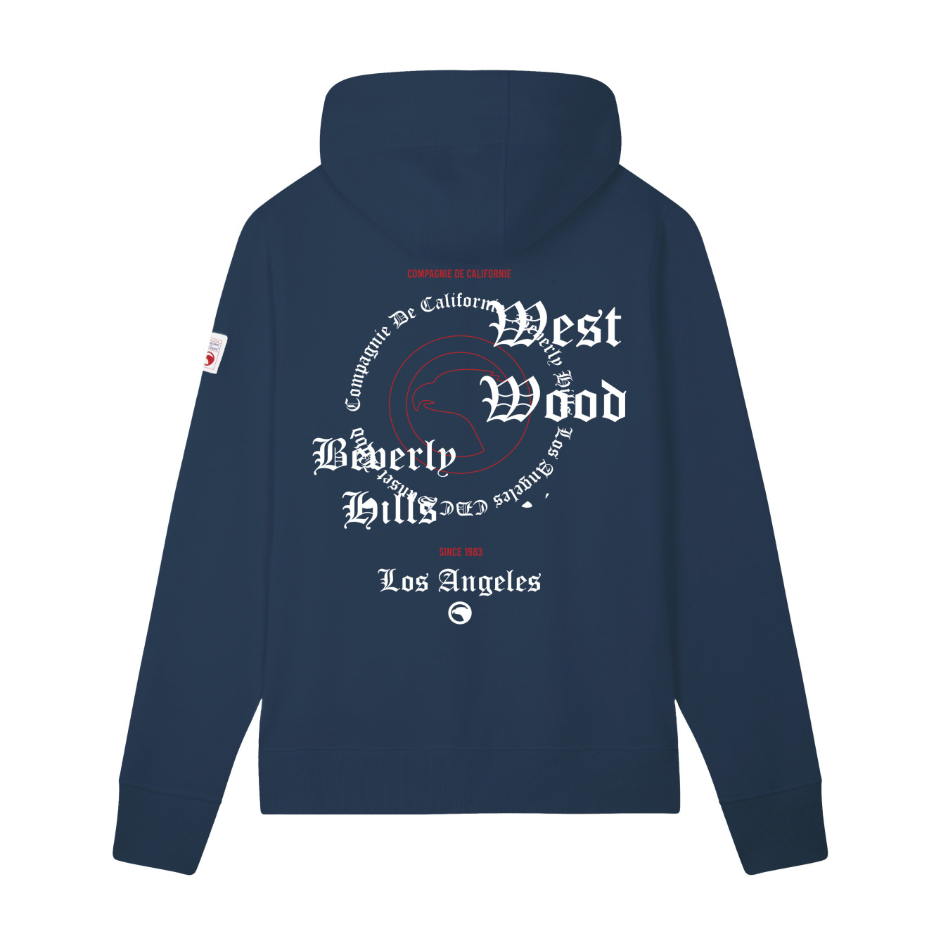 Sweat zippé Burbank marine Compagnie de Californie