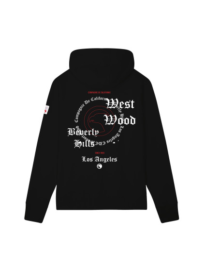 Sweat zippé Burbank noir Compagnie de Californie