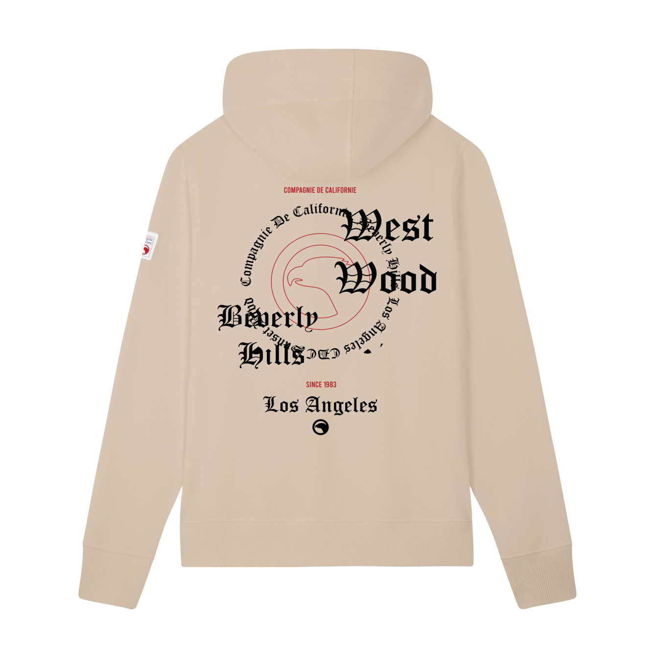 Sweat zippé Burbank beige enfant Compagnie de Californie