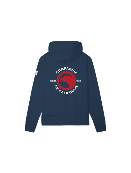 Sweat zippé West 1983 marine enfant Compagnie de Californie