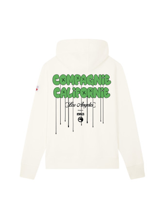 Sweat zippé Art blanc cassé Compagnie de Californie - photo 1