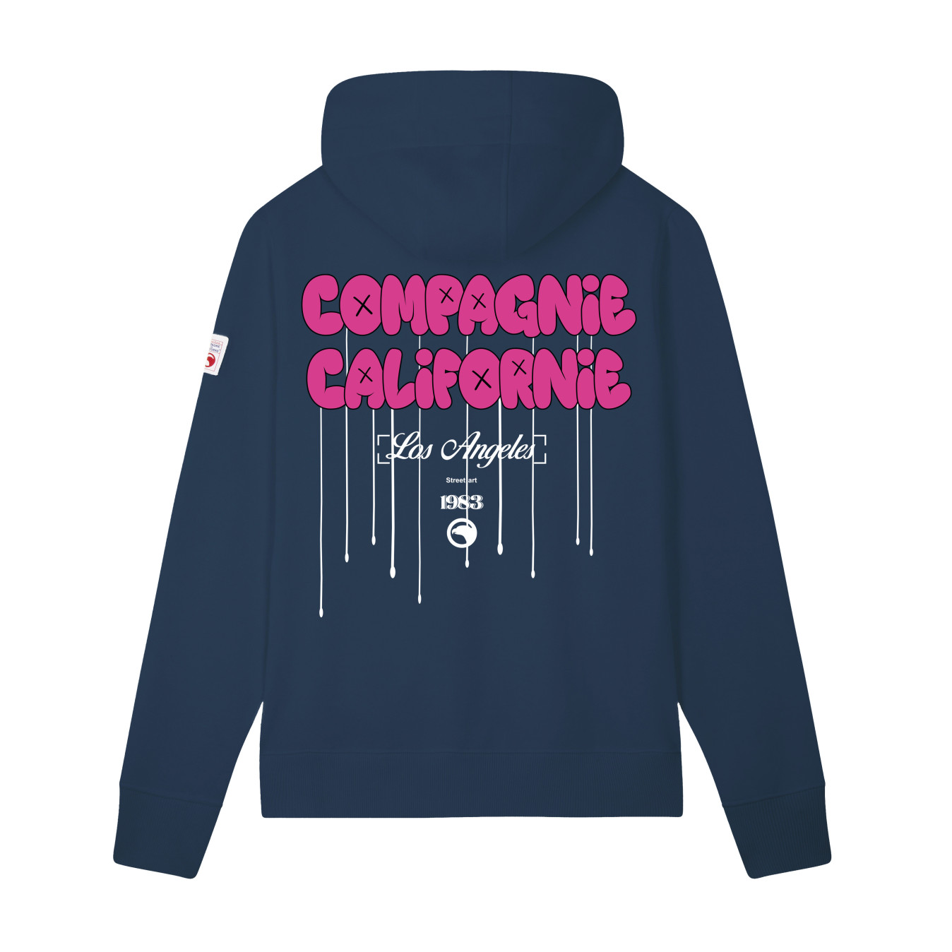 SS25 SWEAT ZIP ART MARINE