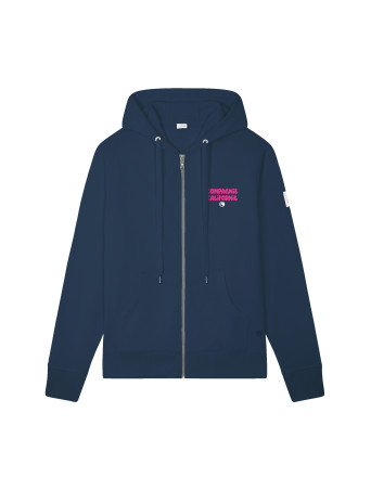 SS25 SWEAT ZIP ART MARINE