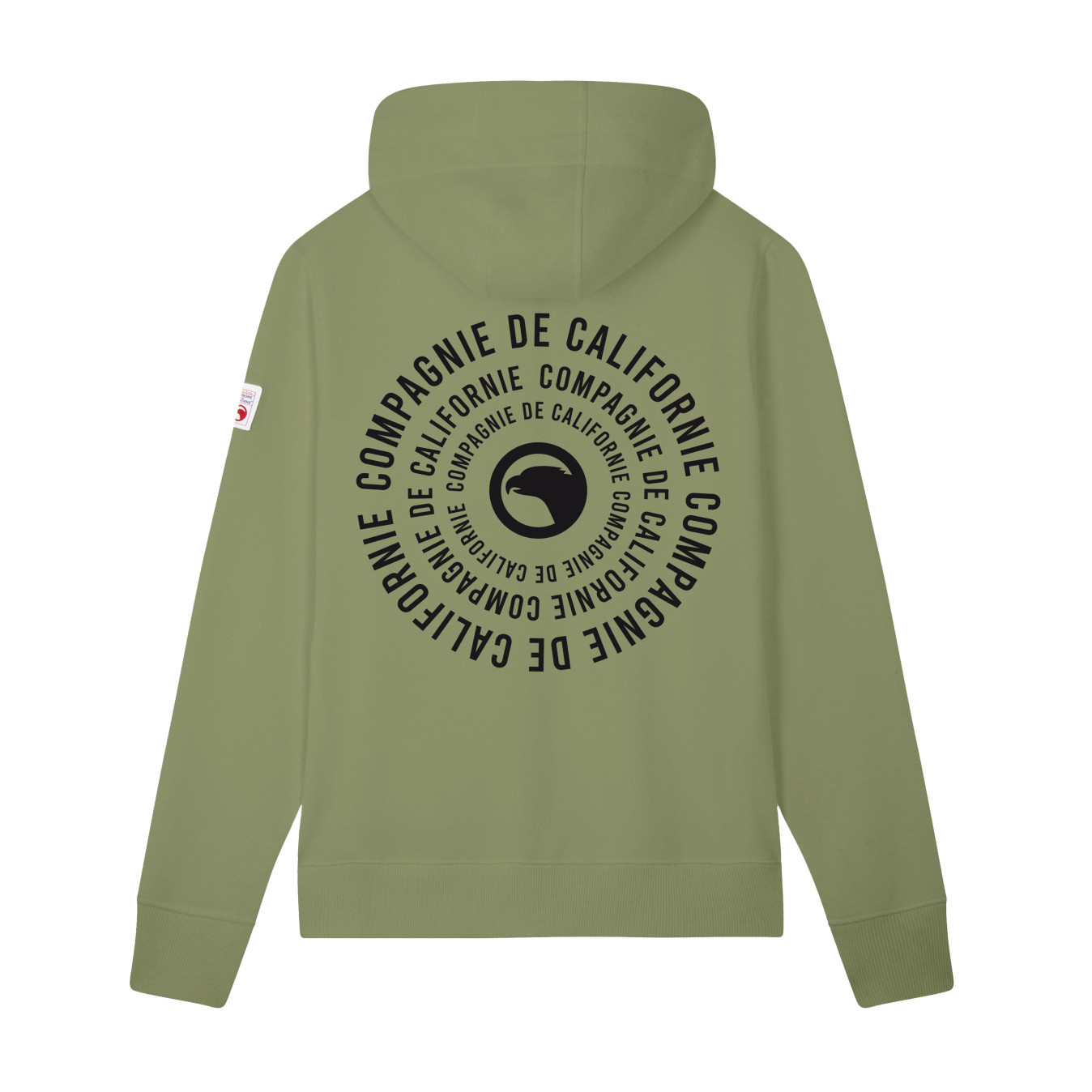Sweat zippé Relief kaki enfant Compagnie de Californie