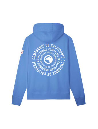 SS25 SWEAT ZIP RELIEF MARINA BLUE