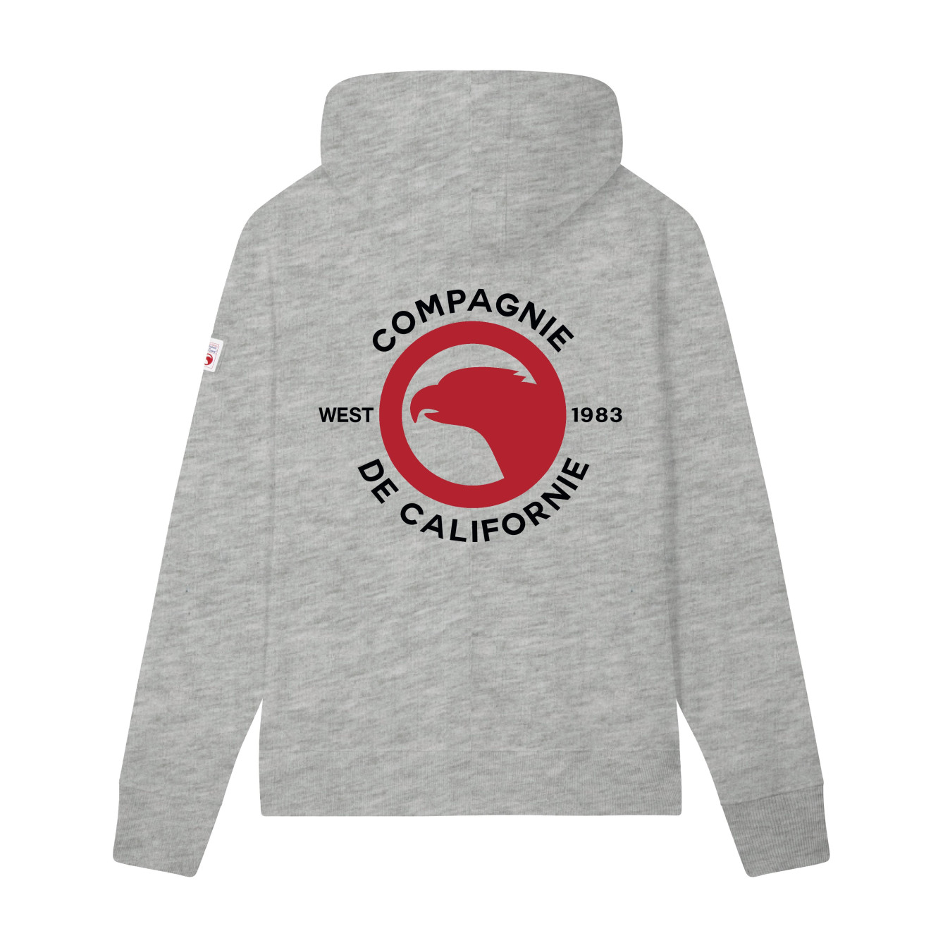 Sweat zippé West 1983 gris enfant Compagnie de Californie