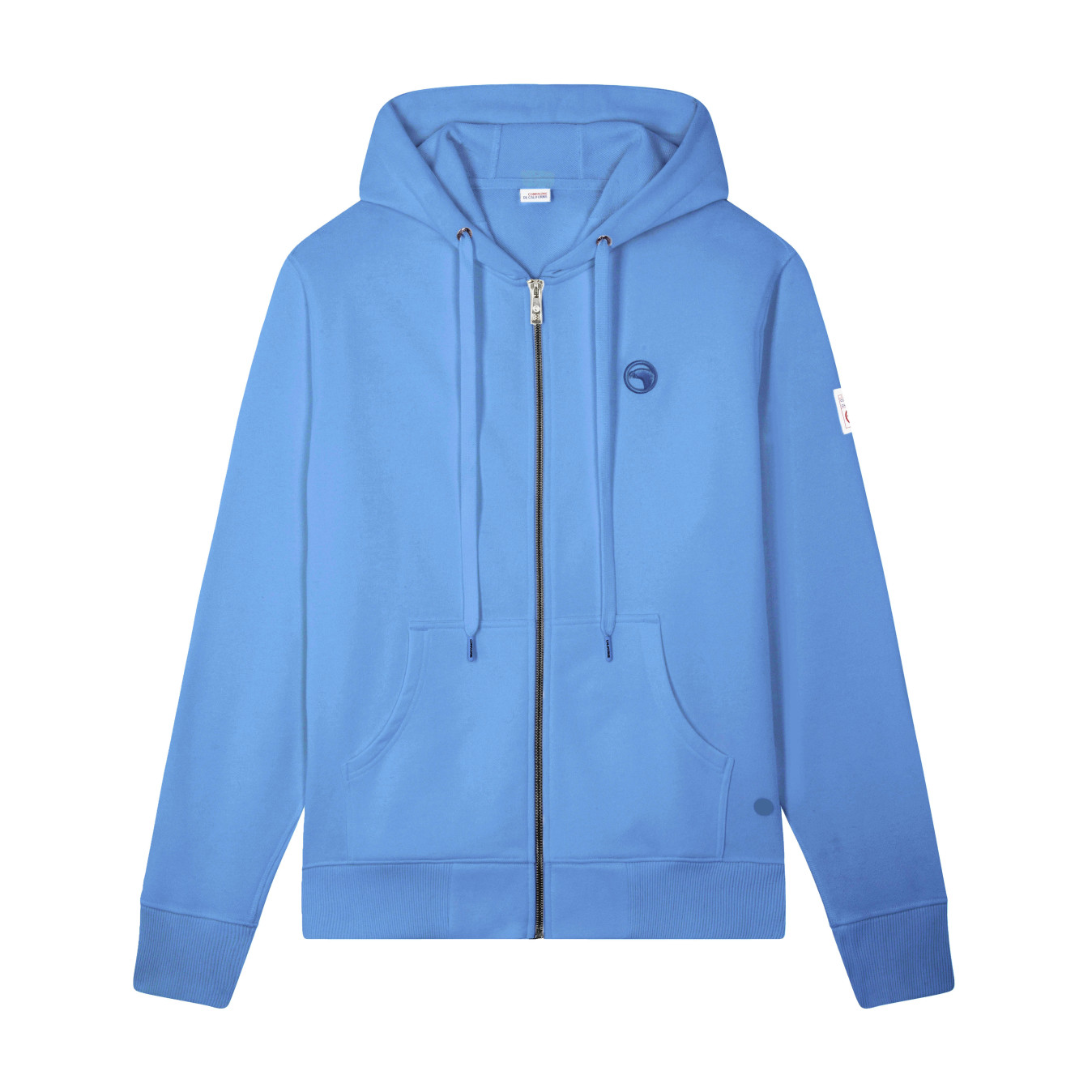 Sweat zippé à capuche bleu marina Compagnie de Californie