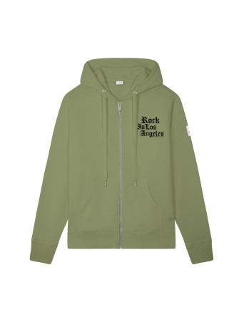Sweat Ziprock kaki Compagnie de Californie - photo 2