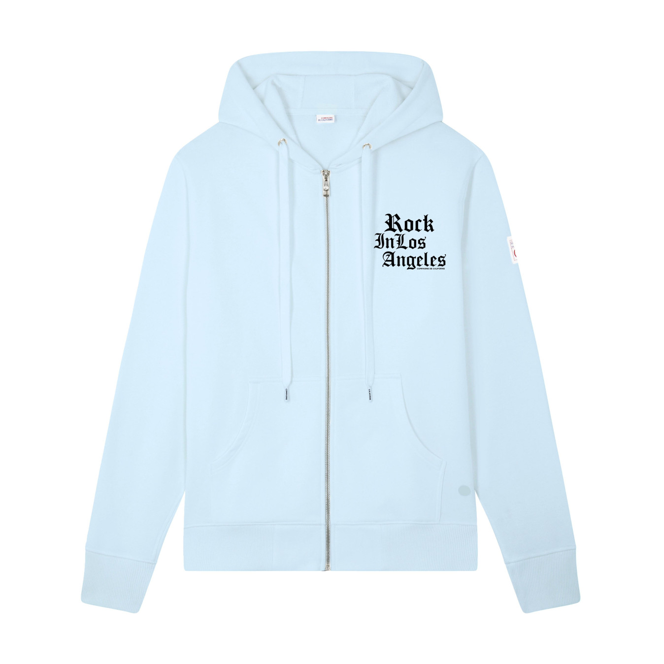 Sweat Ziprock bleu ciel enfant Compagnie de Californie - photo 2