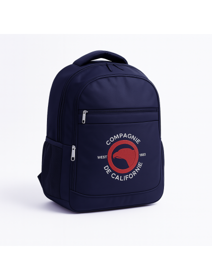 Sac à dos / cartable grand logo Label marine Compagnie de Californie