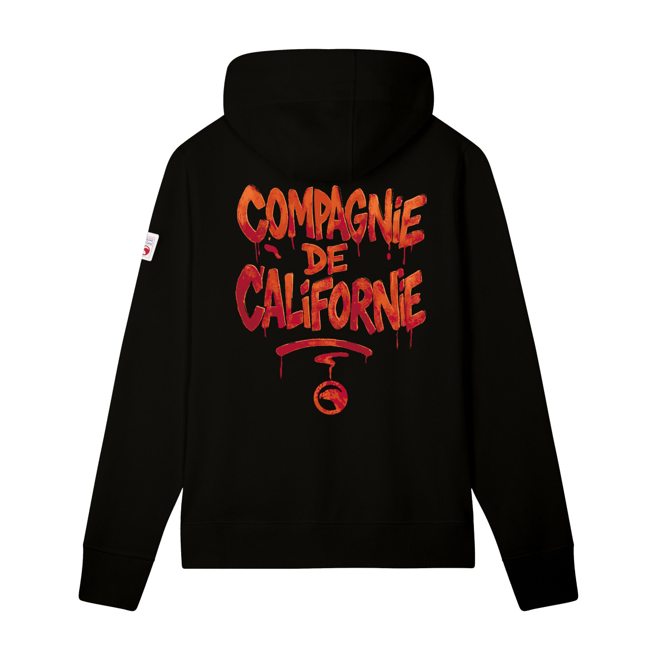 AW26 KIDS SWEAT ZIP GRAPH NOIR