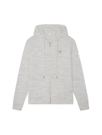 Sweat zippé à capuche gris Compagnie de Californie - photo 1