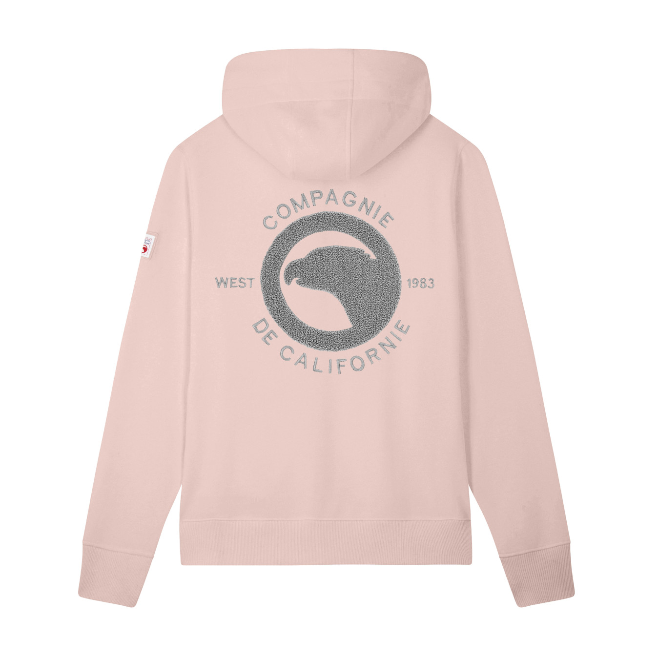Sweat zippé West 1983 rose Compagnie de Californie