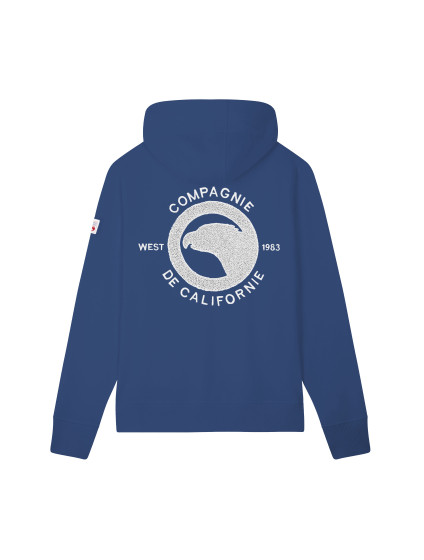 Sweat zippé West 1983 indigo enfant Compagnie de Californie
