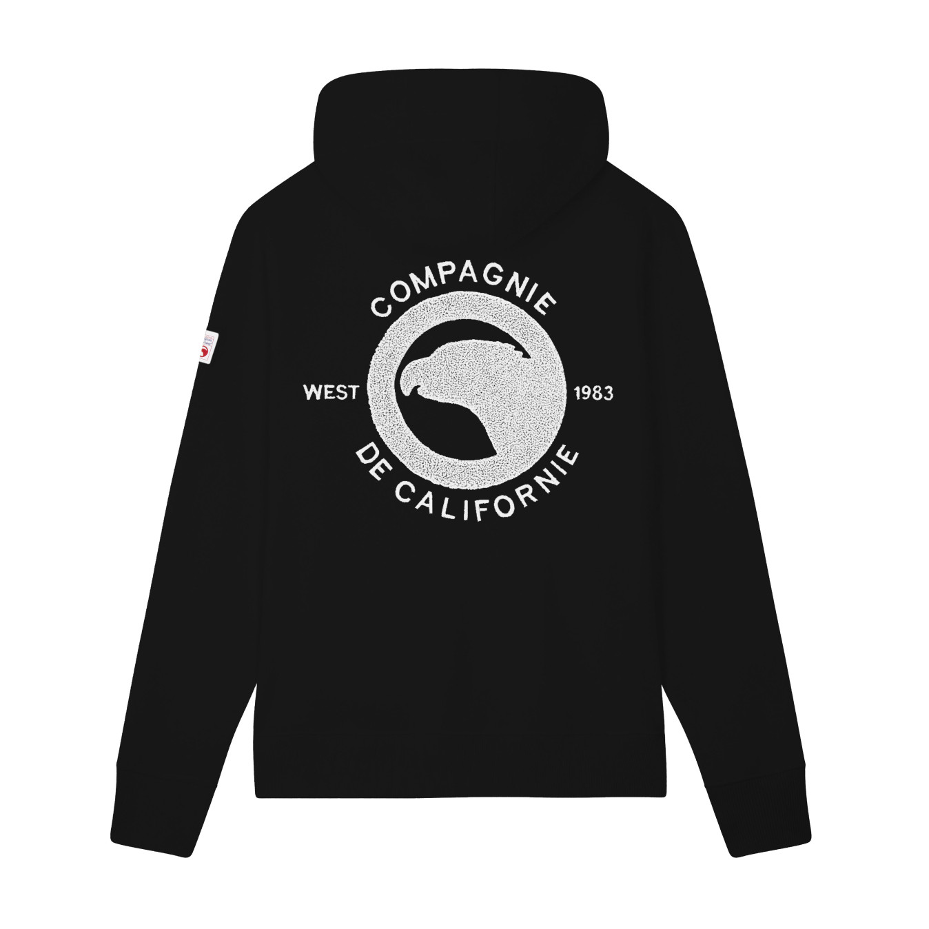 Sweat zippé West 1983 noir enfant Compagnie de Californie