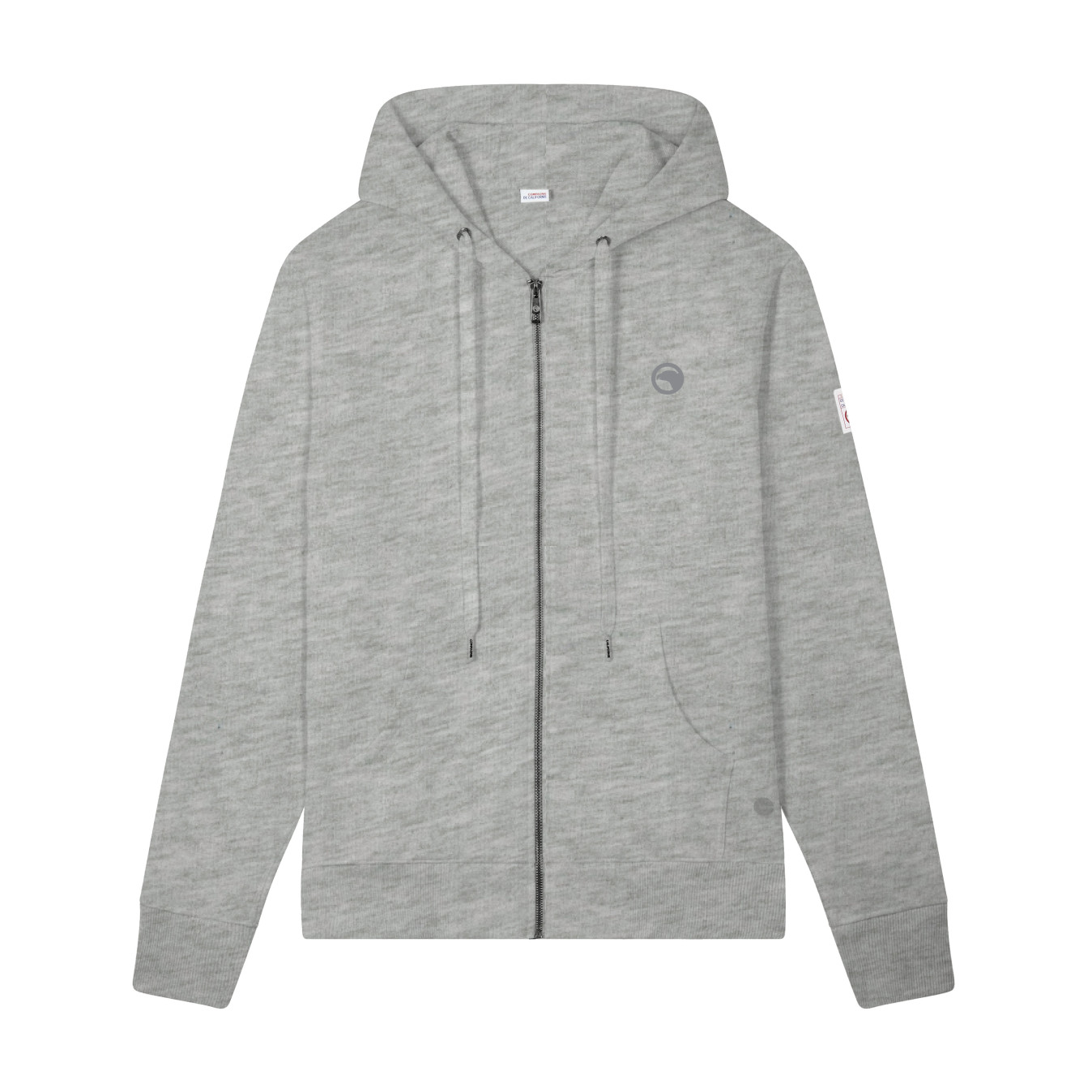 Sweat zippé Wlove gris chiné Compagnie de Californie - photo 2