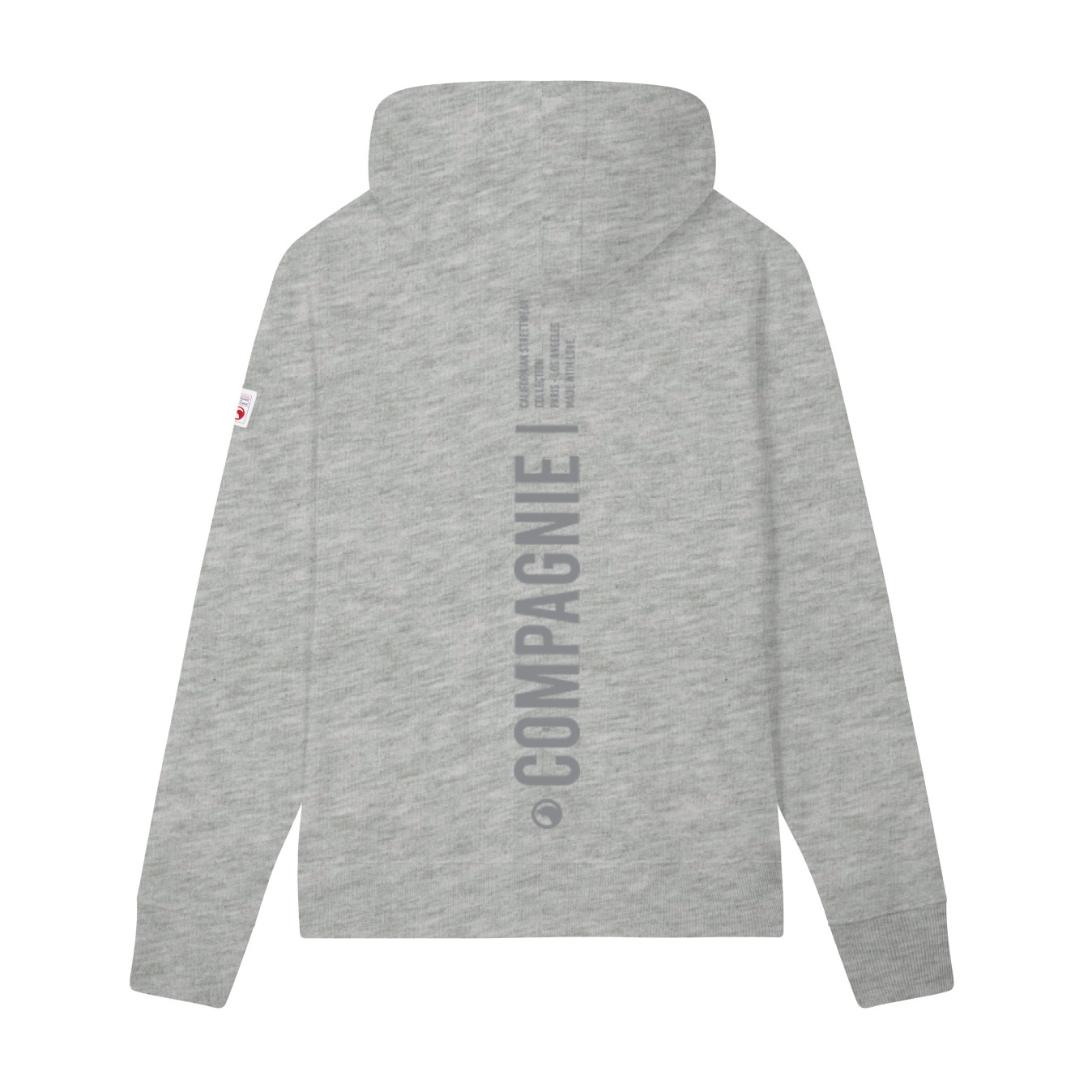 Sweat zippé Wlove gris chiné enfant Compagnie de Californie - photo 1