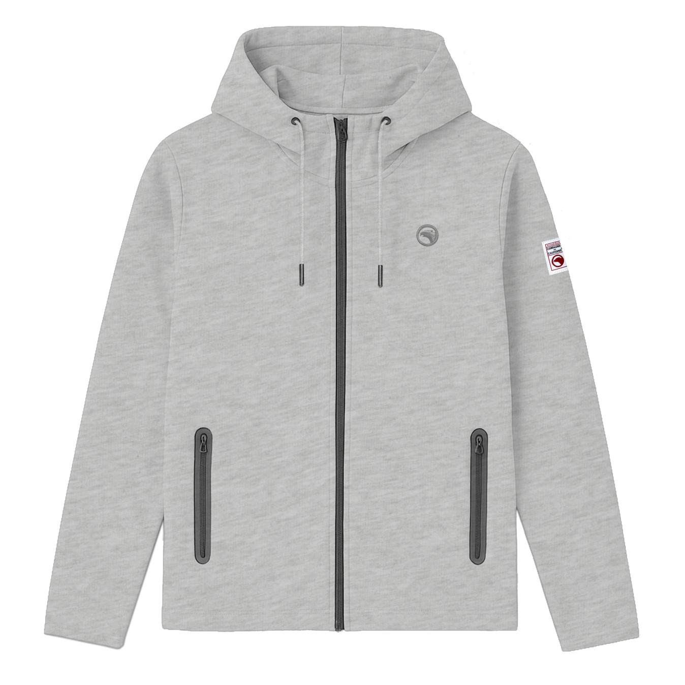 Sweat top Tech gris chiné Compagnie de Californie