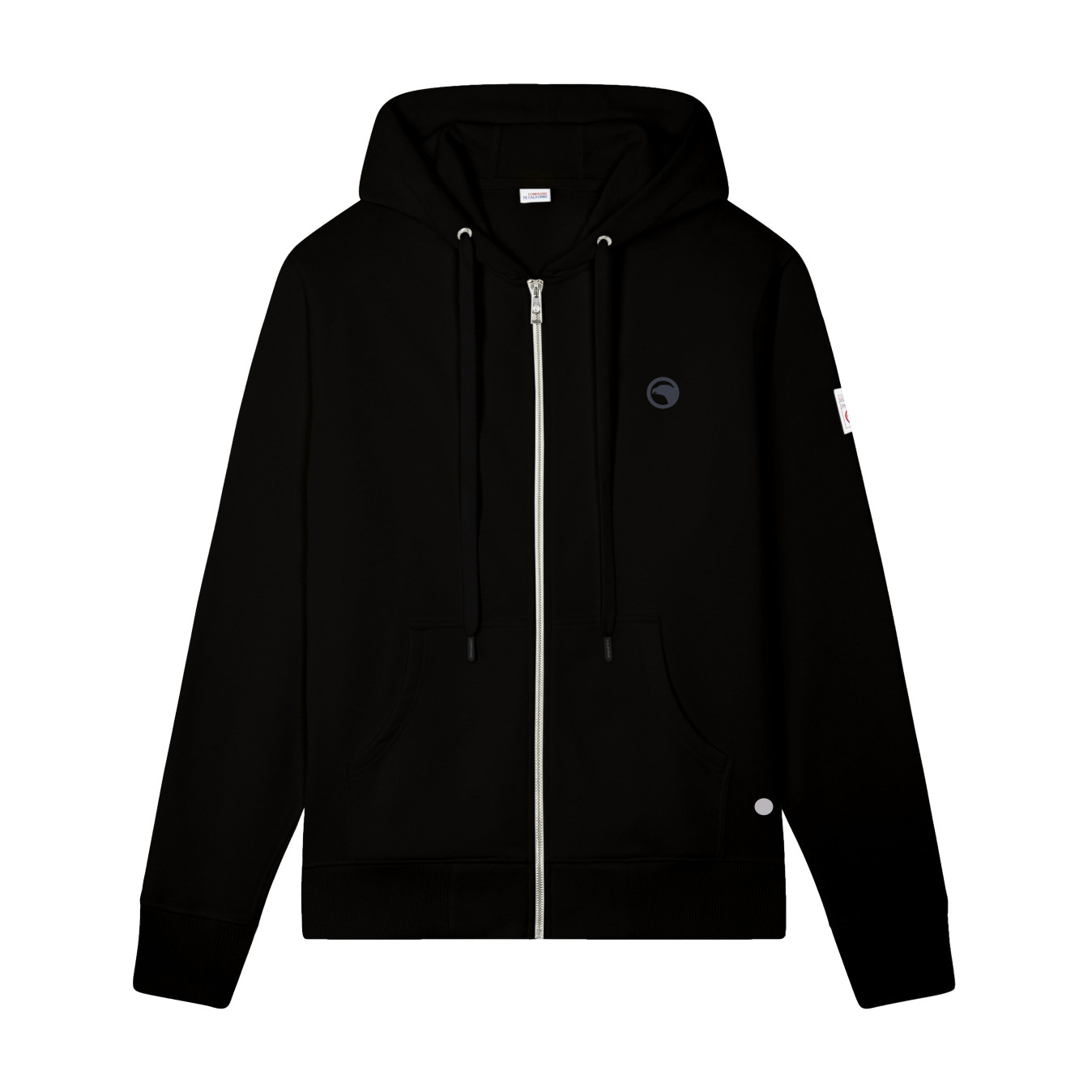 Sweat zippé Wlove noir Compagnie de Californie - photo 2