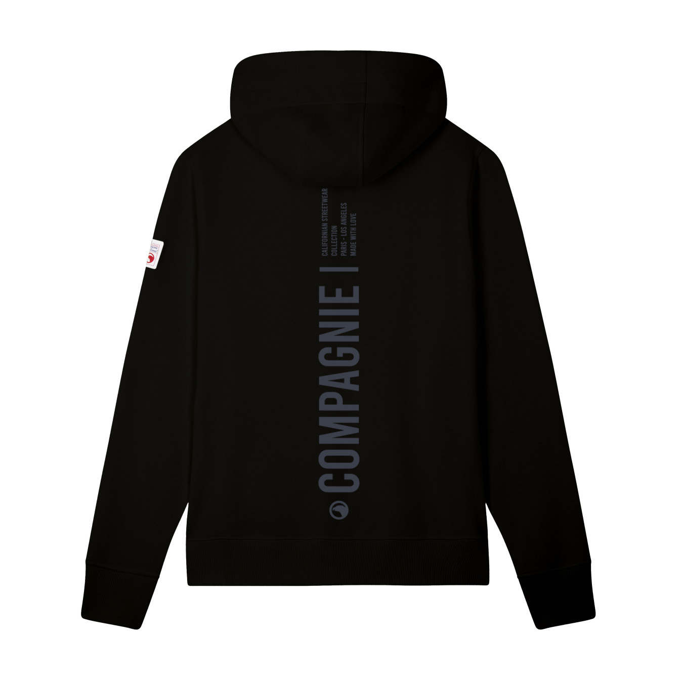 AW26 KIDS SWEAT ZIP WLOVE NOIR