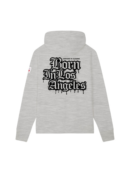 Sweat zippé Born In la gris chiné Compagnie de Californie - photo 1