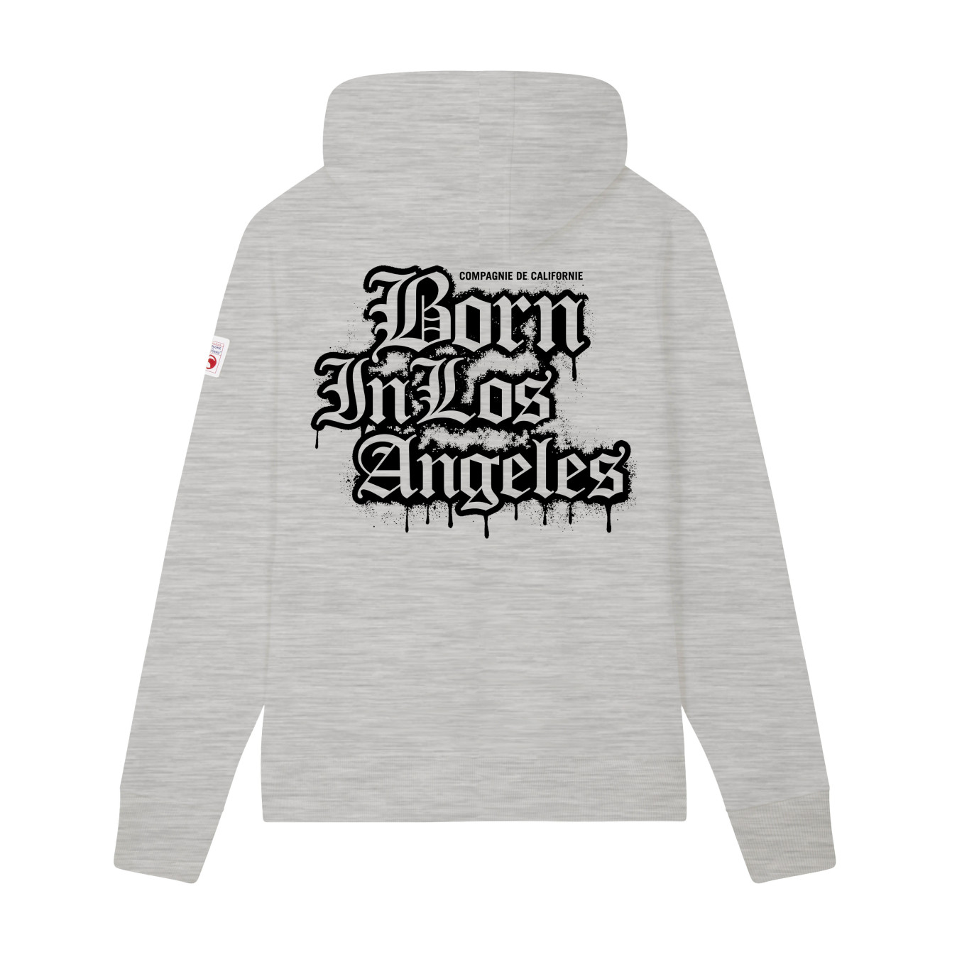 Sweat zippé Born In la gris chiné Compagnie de Californie - photo 1