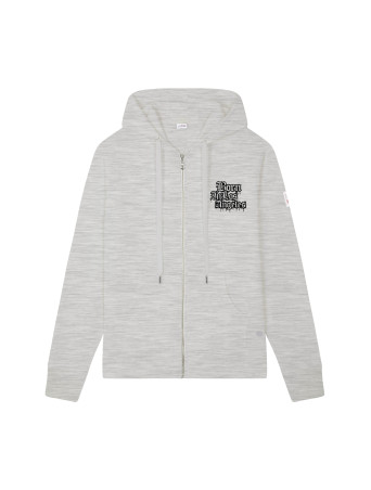Sweat zippé Born In la gris chiné Compagnie de Californie - photo 2