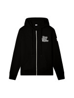 SS26 KIDS SWEAT ZIP BORN IN LA NOIR