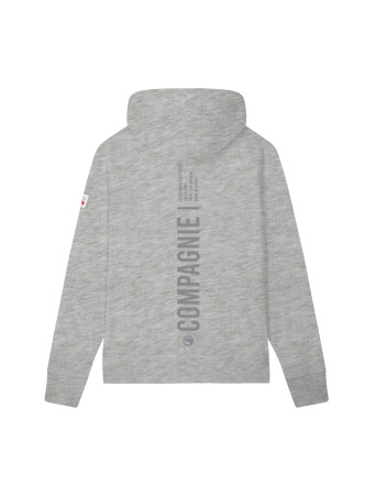 Sweat zippé Wlove gris chiné enfant Compagnie de Californie - photo 1