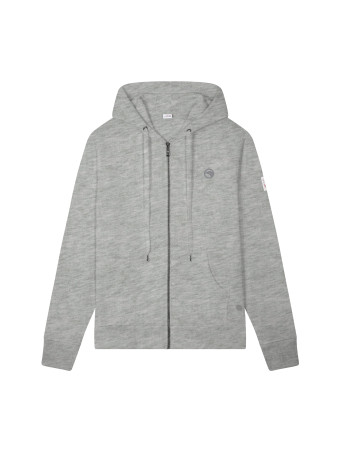 Sweat zippé Wlove gris chiné enfant Compagnie de Californie - photo 2